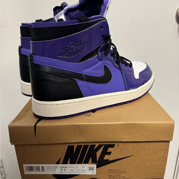 Jordan 1 High Zoom Air CMFT Purple Patent (Women's Size:11.5) NEW NEW NEW - Picture 11 of 14